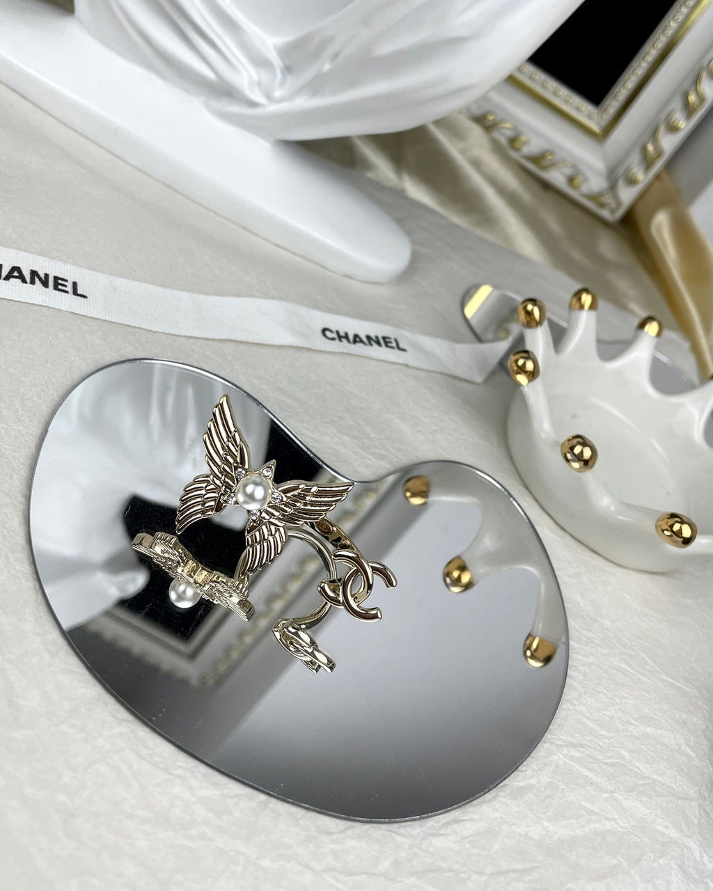 18K Chanel Butterfly Open Ring