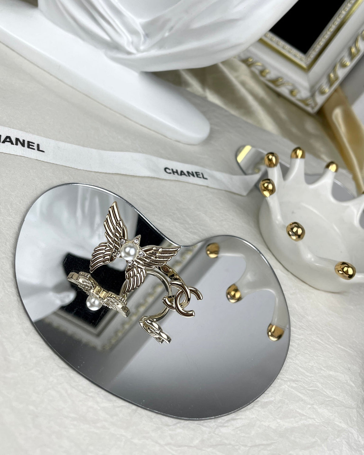 18K Chanel Butterfly Open Ring