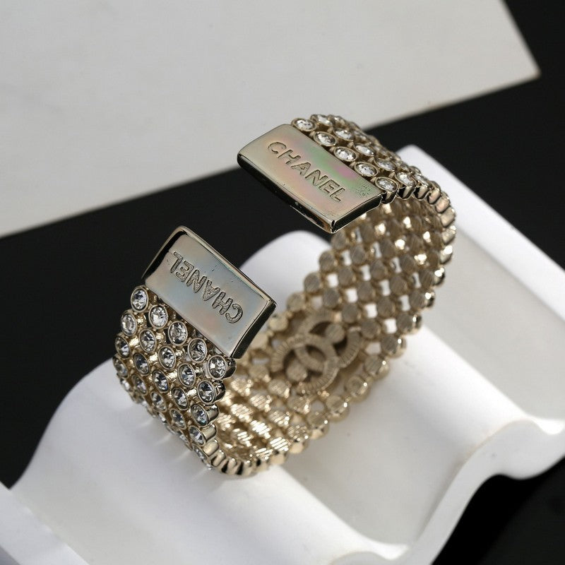 18K Chanel Diamond Cuff Bracelet