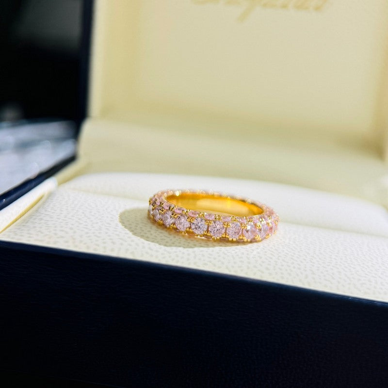 18K Tiffany & Co. Pink Crystal Ring
