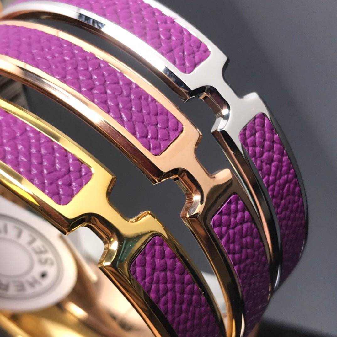 18K Olympe Purple Hermès Bracelet