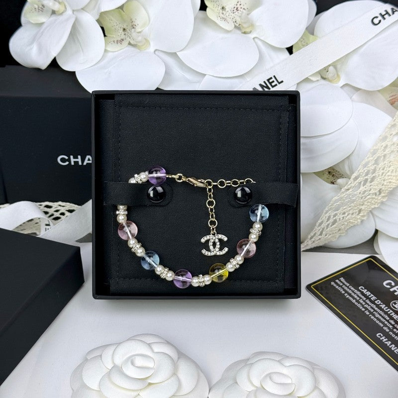 18K Chanel 26C Color Crystal Bracelet