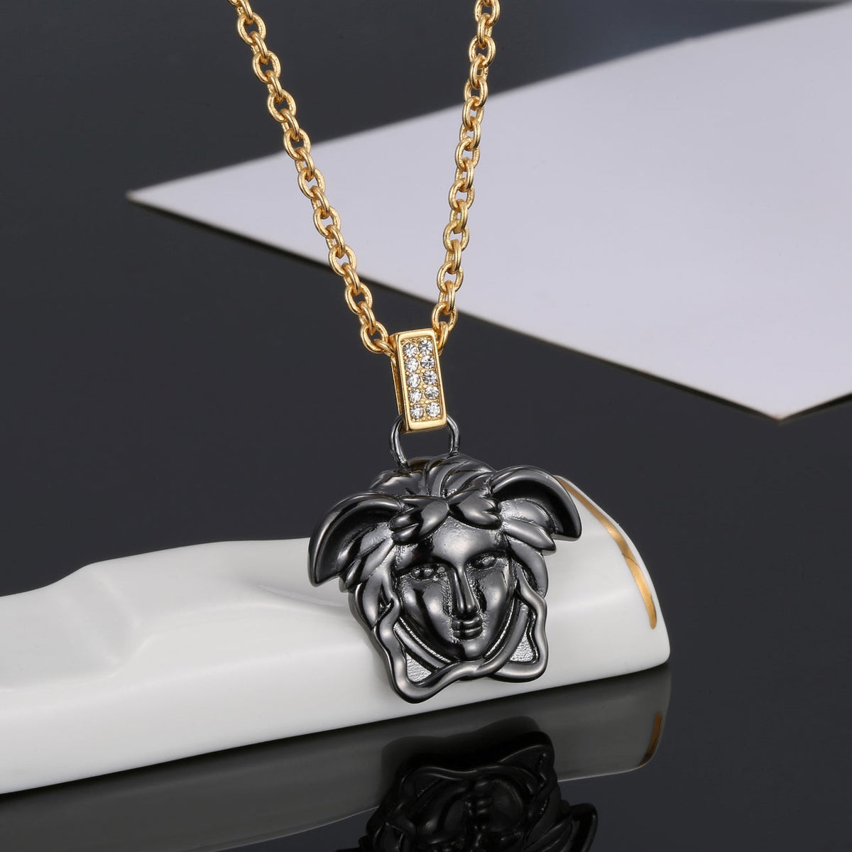 18K Versace Classic Necklace