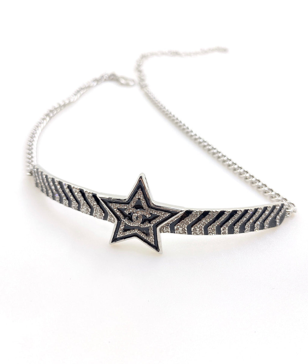 18K Chanel Star Diamonds Necklace