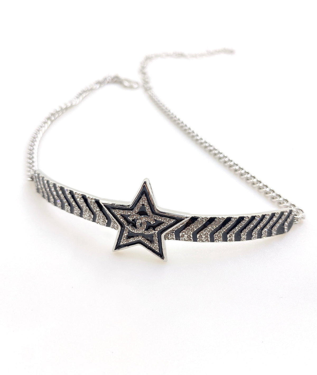 18K Chanel Star Diamonds Necklace