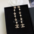 18K Chanel Long Tassel Earrings