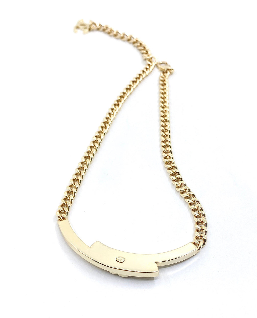 18K Chanel Diamonds Choker Necklace