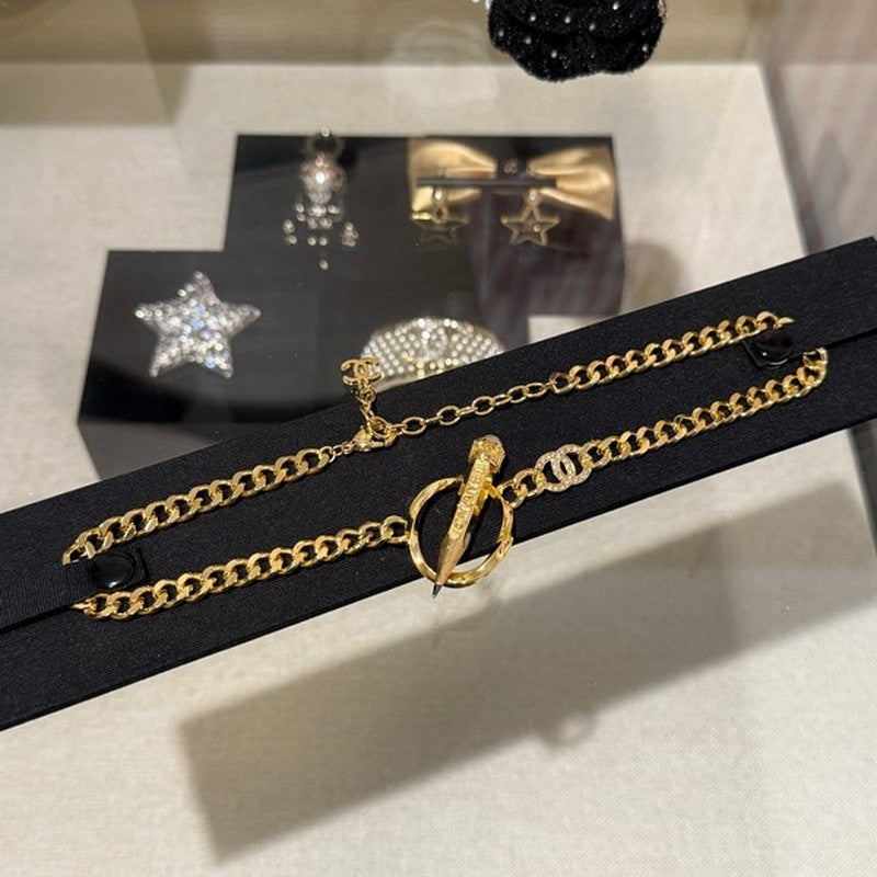 18K Chanel 25K Pen Choker Necklace