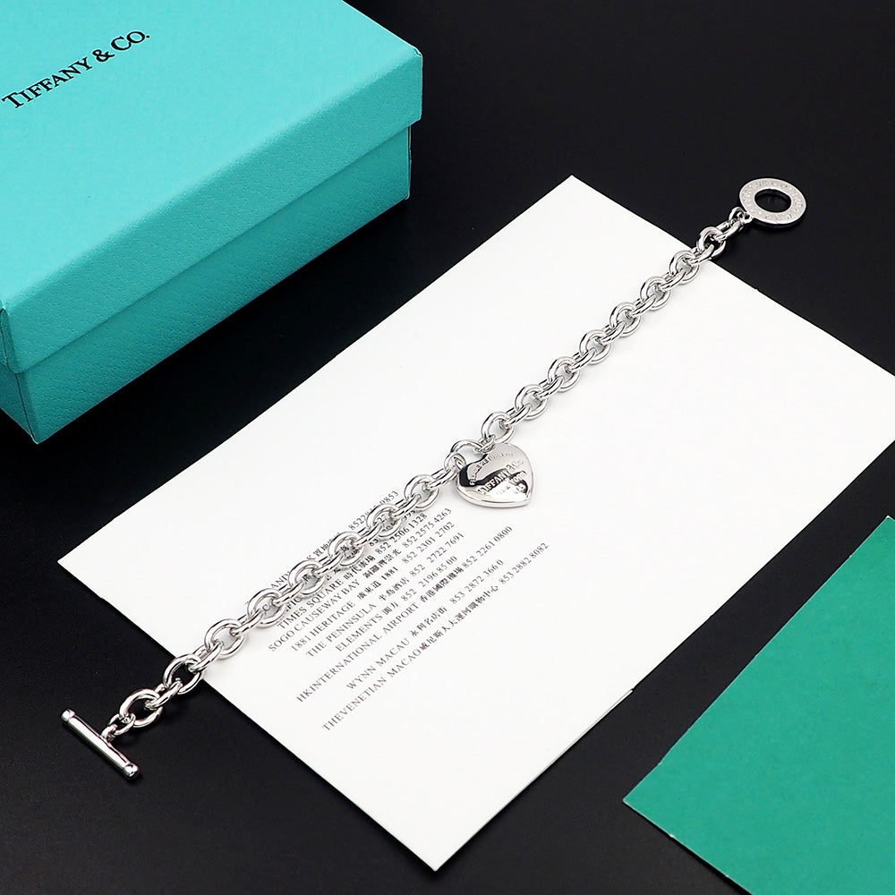 18K Tiffany & Co. Tag Chain Bracelet