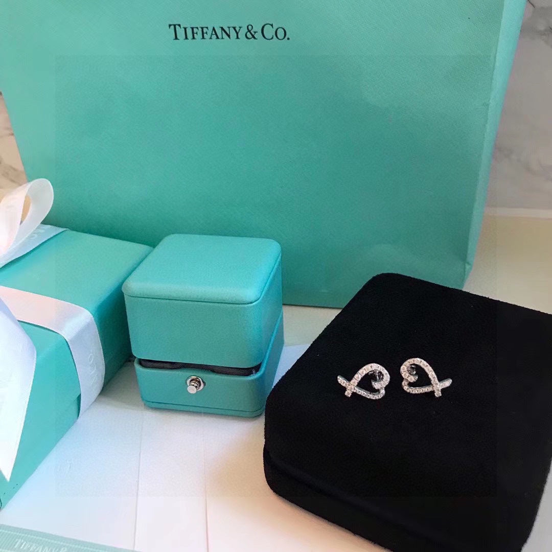 18K Tiffany & Co. Diamond Earrings