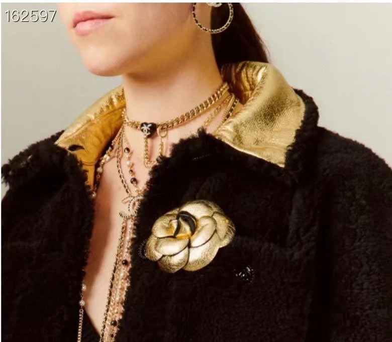 18K Chanel Black Choker Necklace
