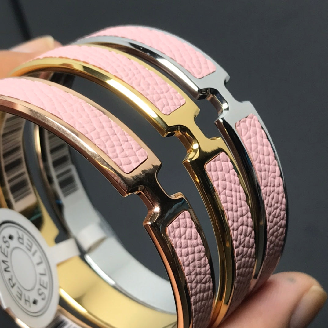 18K Olympe Light Pink Hermès Bracelet