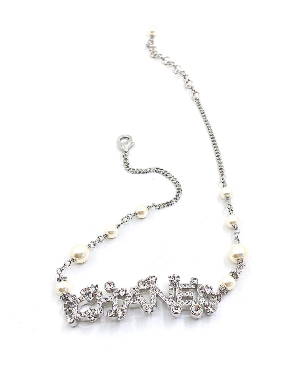 18K Chanel Crystals Necklace
