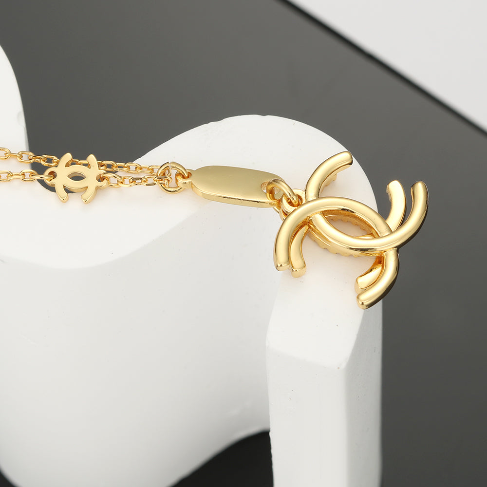 18K Chanel Diamond Long Necklace