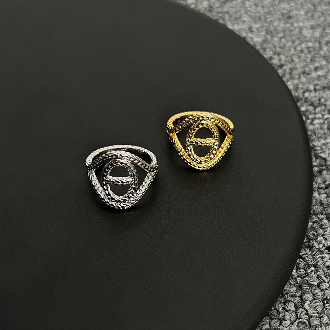 18K Chaine D'Ancre Danae Medium Hermès Ring