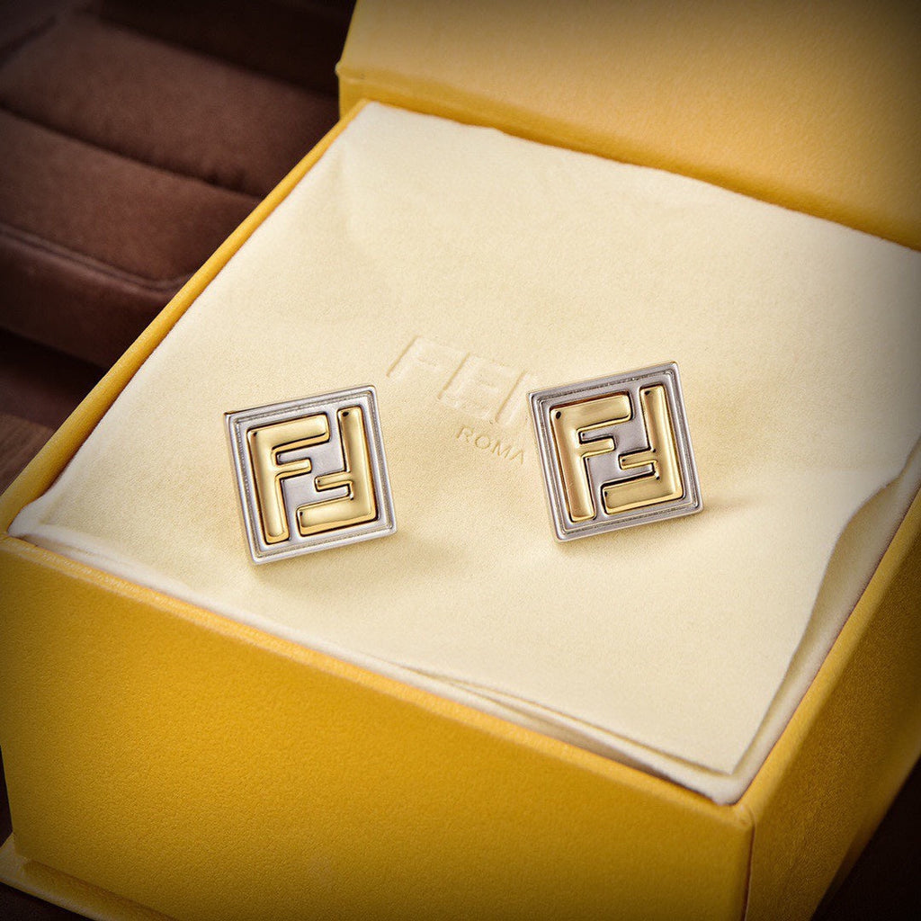 18K Fendi Forever Earrings