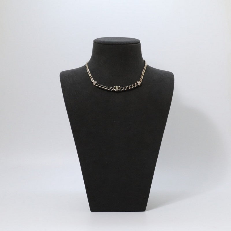 18K Chanel Vintage Gold Leather Necklace