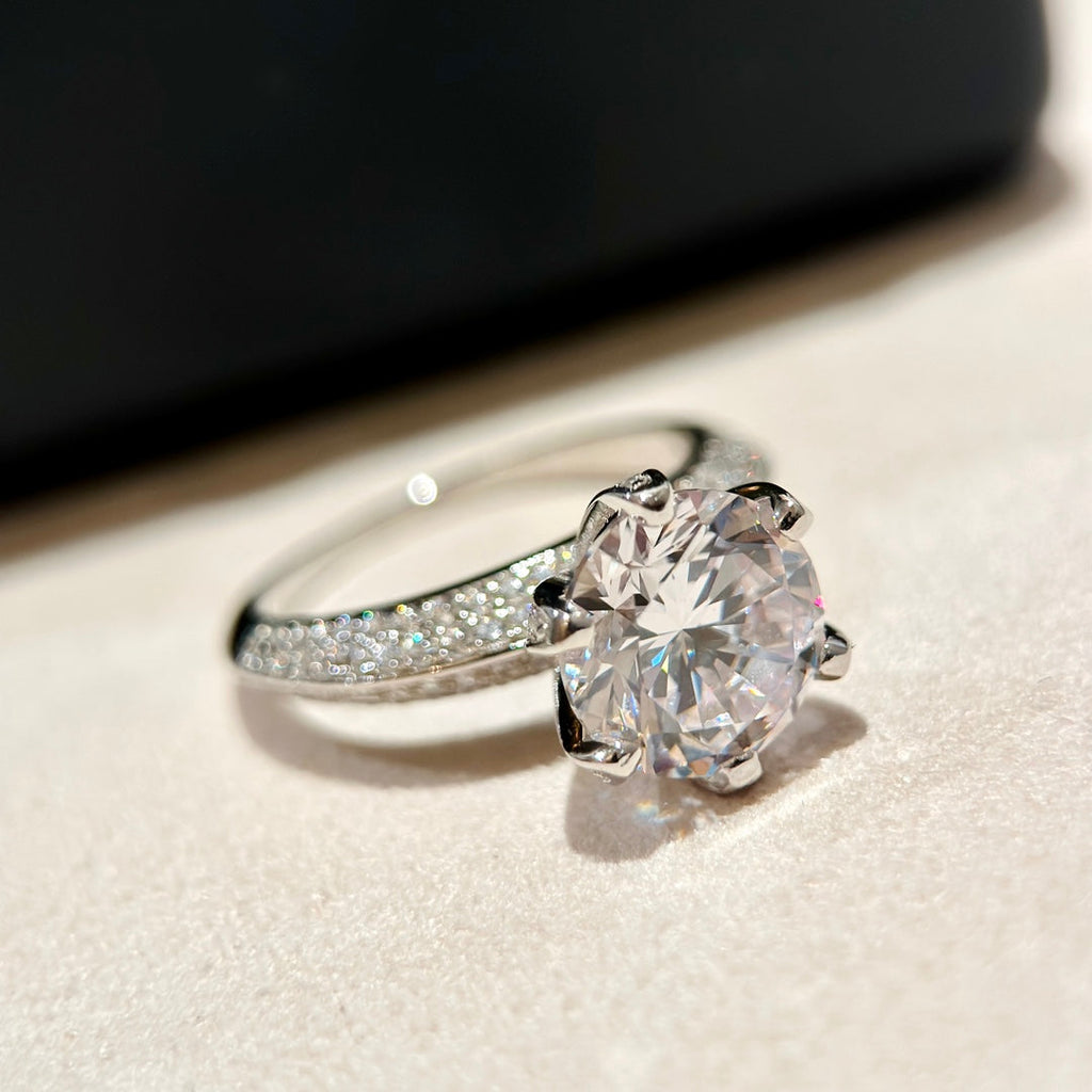 18K Tiffany & Co. Pave Tiffany Setting Engagement Ring