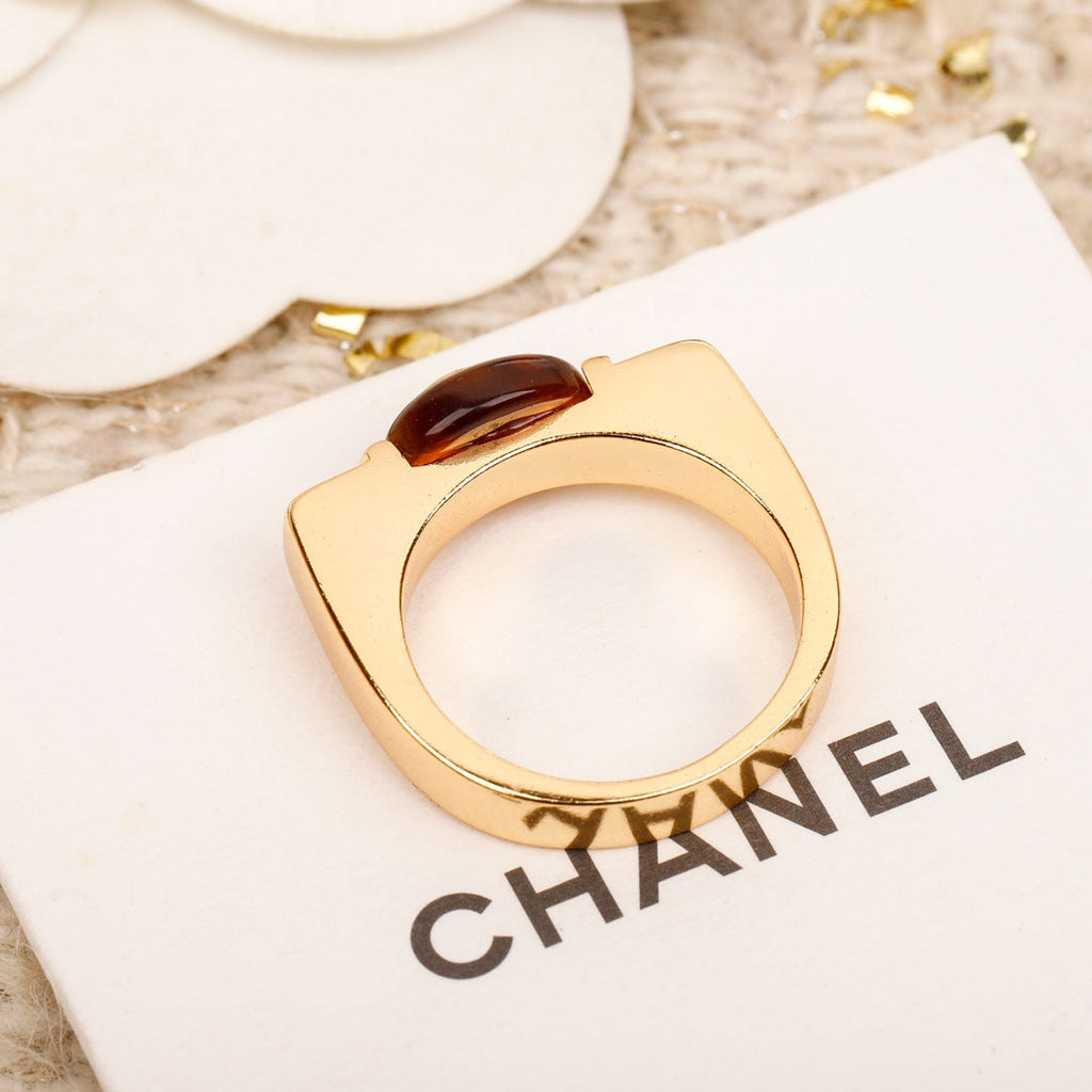 18K Chanel Red Ring