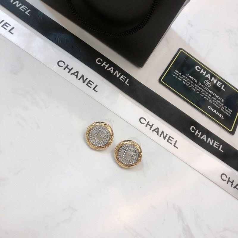 18K Chanel No.13 Diamond Earrings