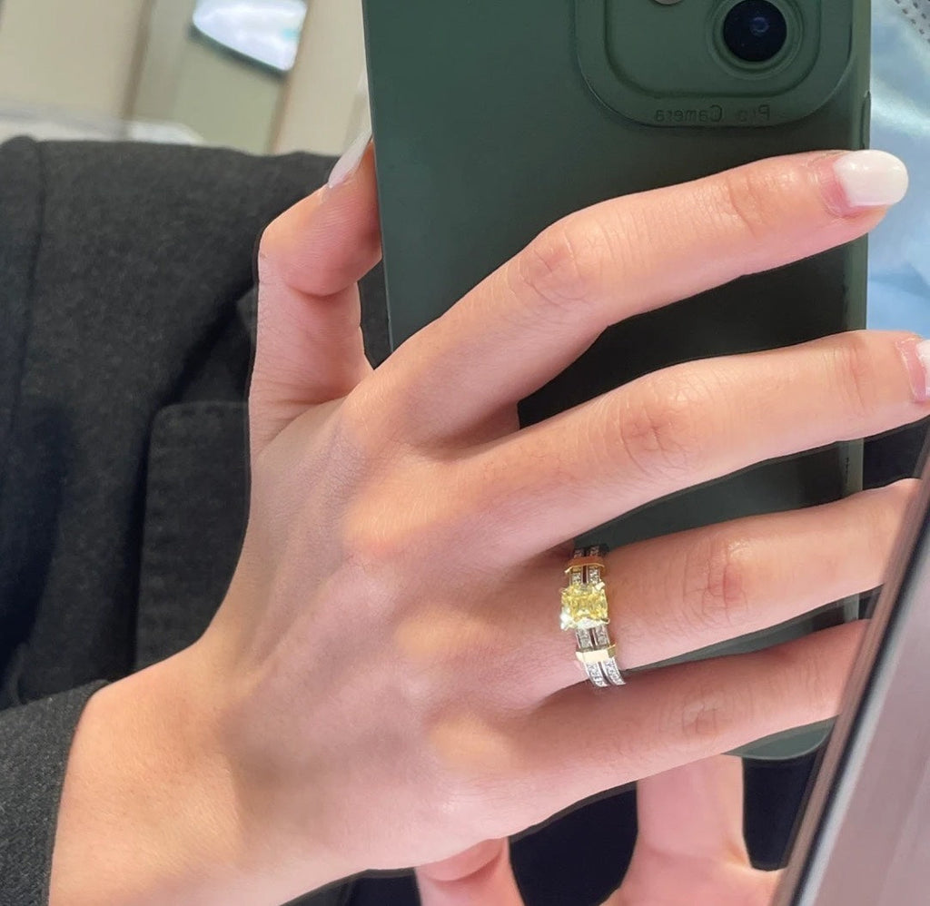 18K Tiffany & Co. Schlumberger Stone Ring