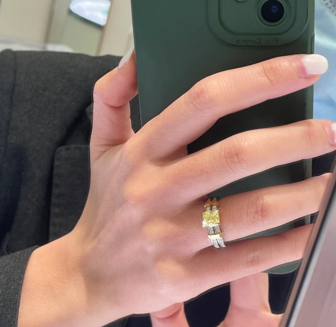 18K Tiffany & Co. Schlumberger Stone Ring