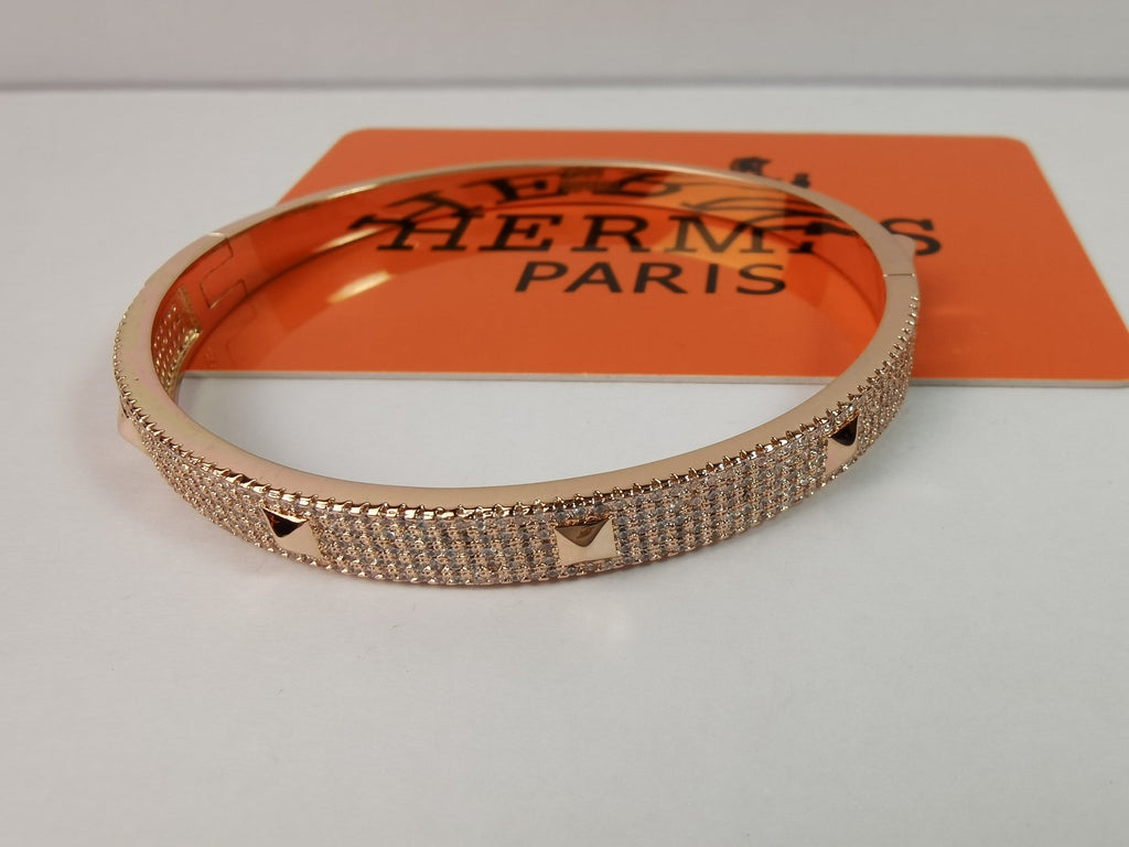 18K Collier De Chien Diamond Hermès Bracelet