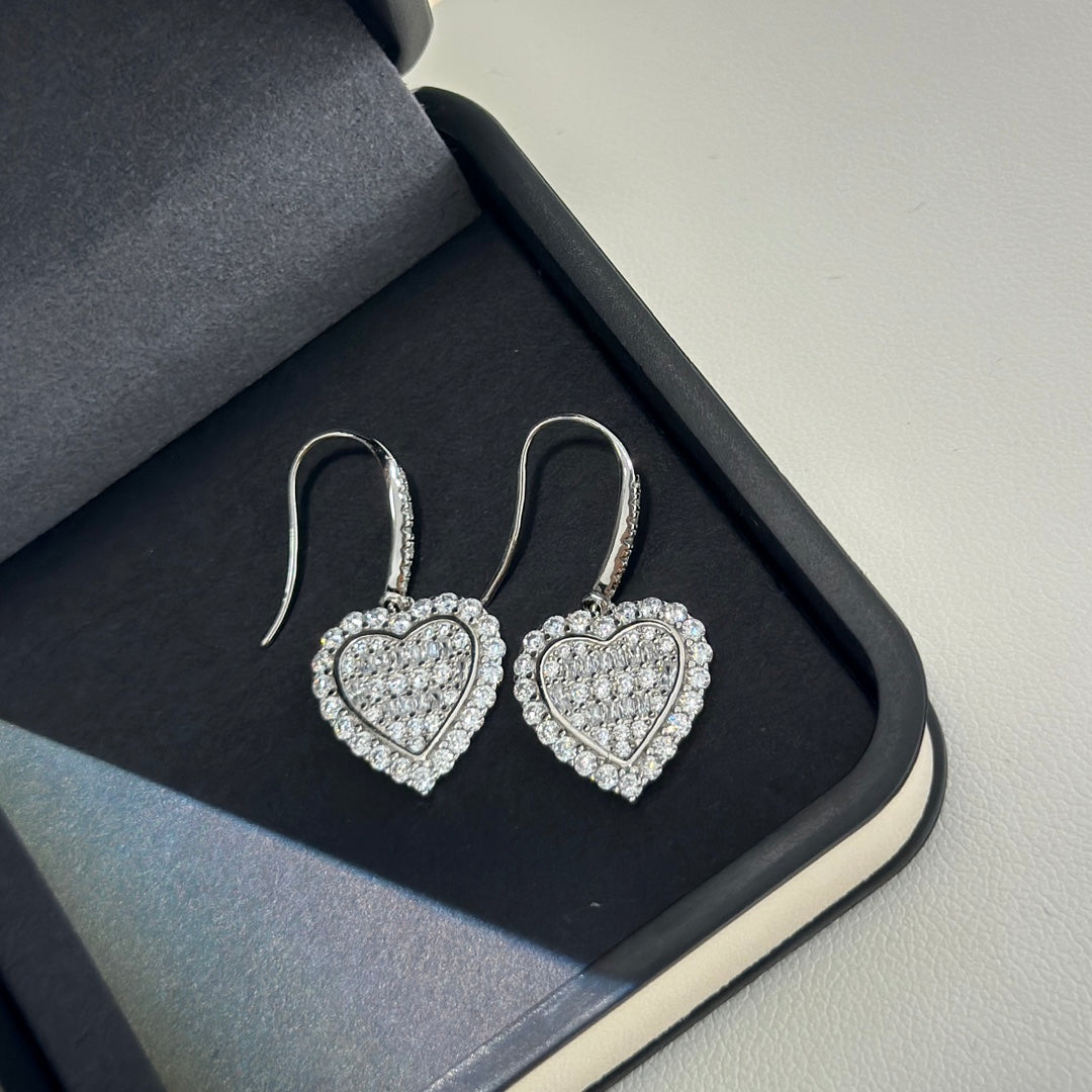 18K Tiffany & Co. Heart Diamonds Earrings