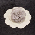 18K Chanel Full Diamond Camellia Brooch