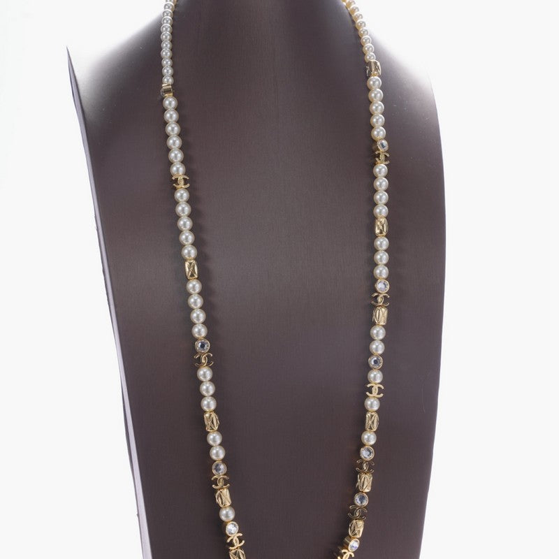 18K Chanel 26C Crystal Long Necklace
