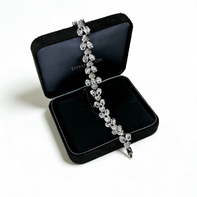 18K Return to Tiffany & Co. Crystal Bracelet