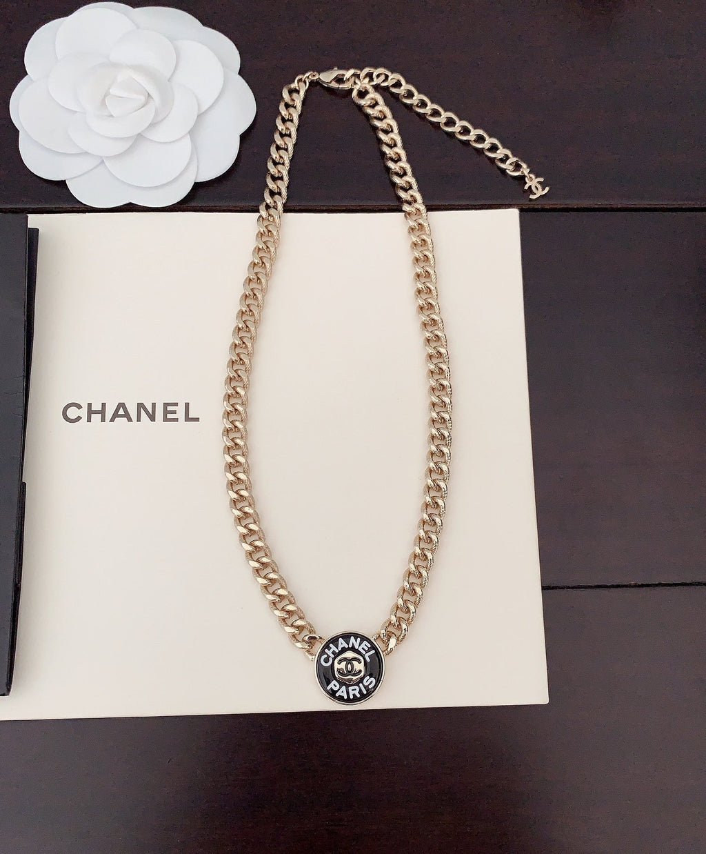 18K Chanel Paris Choker Necklace