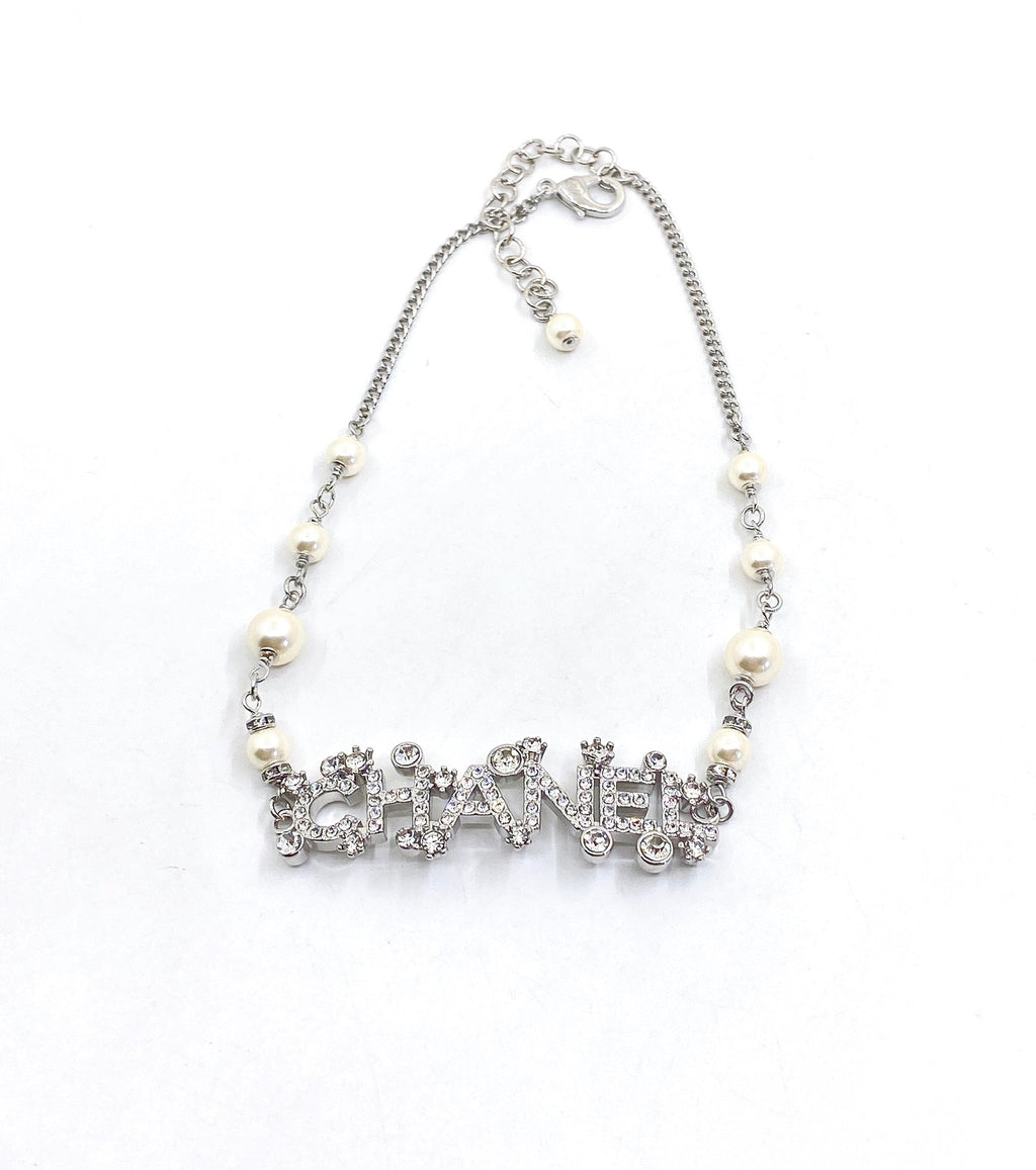 18K Chanel Crystals Necklace