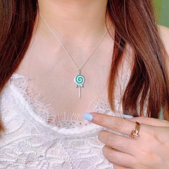 18K Tiffany & Co. Lollipop Charm Chain Necklace