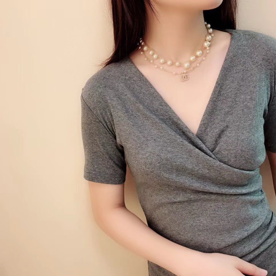 18K Chanel Pearls Necklace