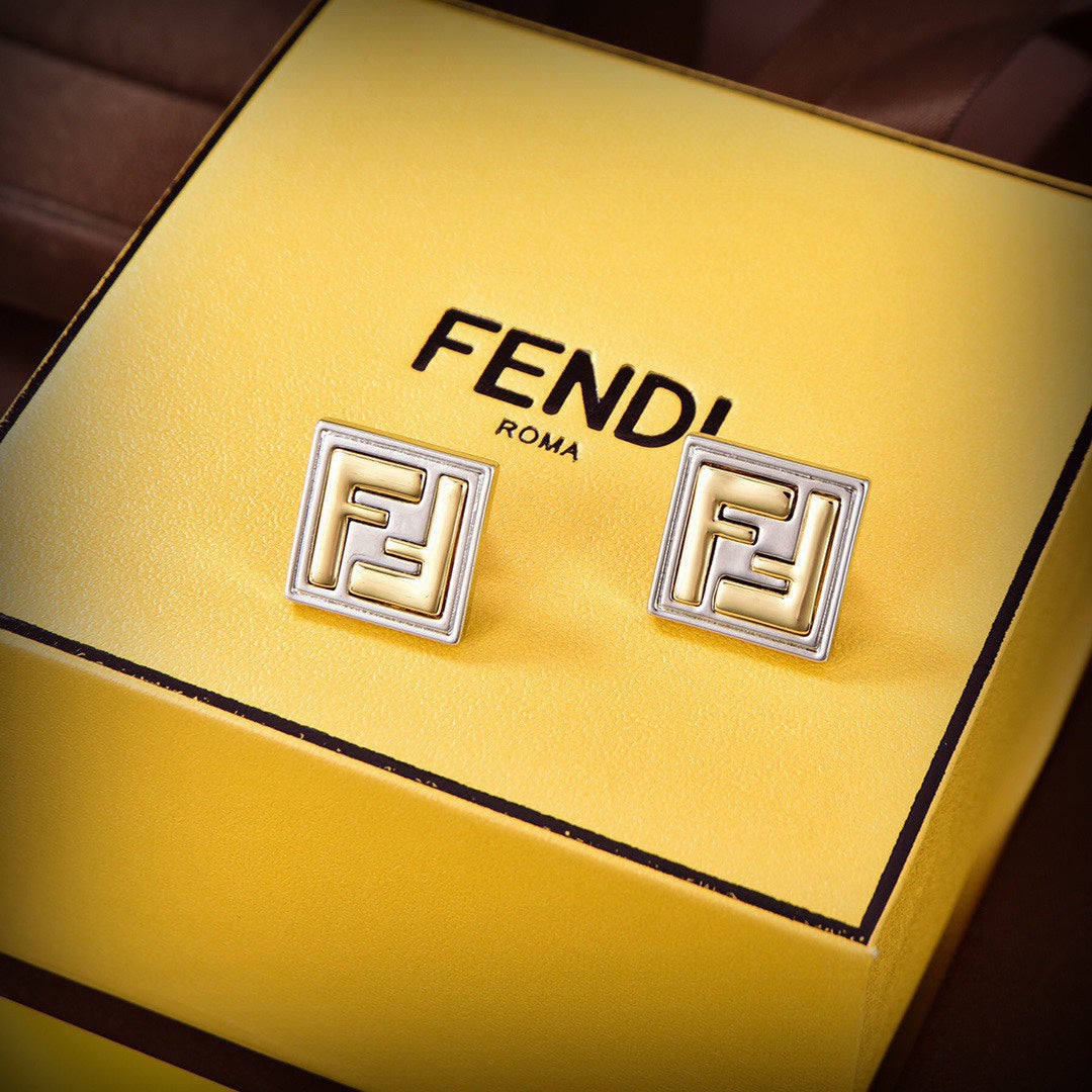 18K Fendi Forever Earrings