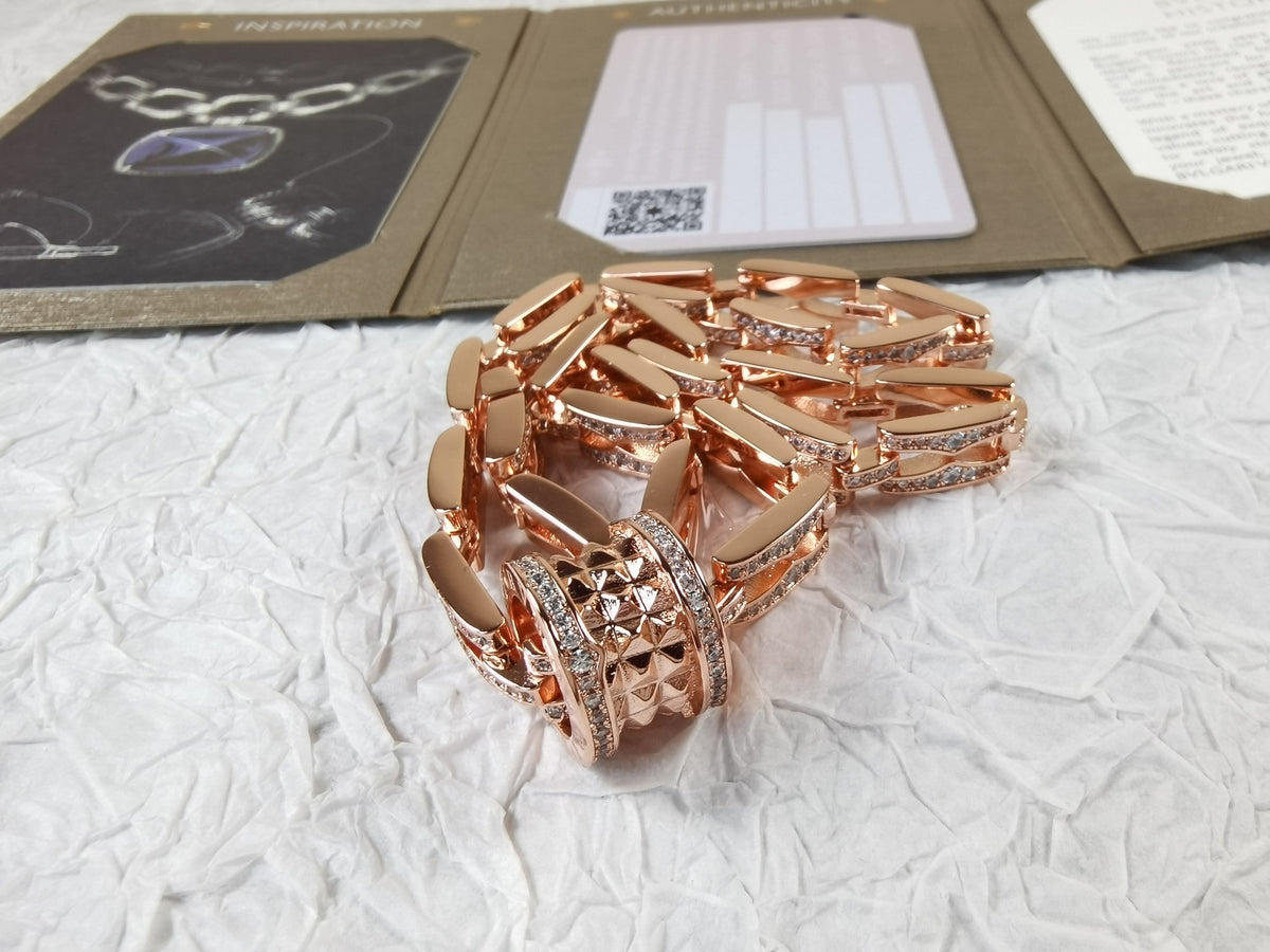 18K BVLGARI B.ZERO1 Diamonds Chain Link Necklace