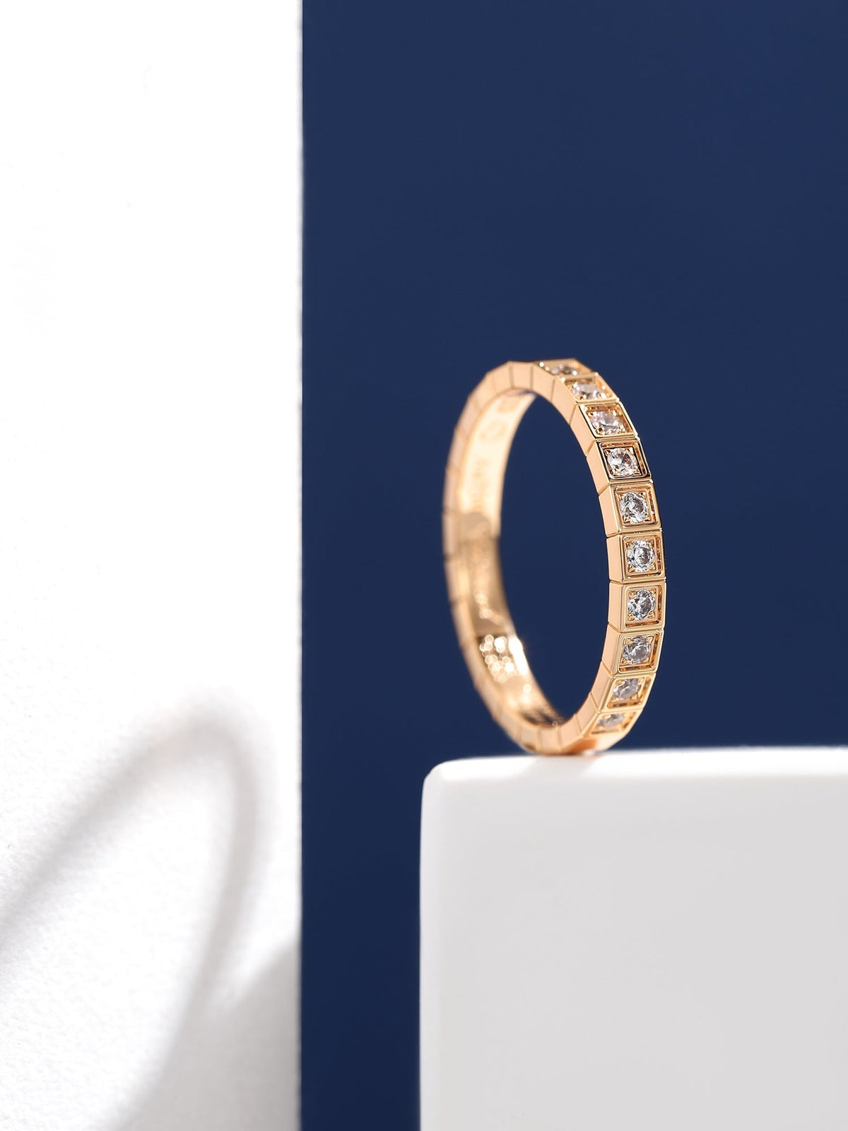 18K Chopard Ice Cube Diamonds Ring