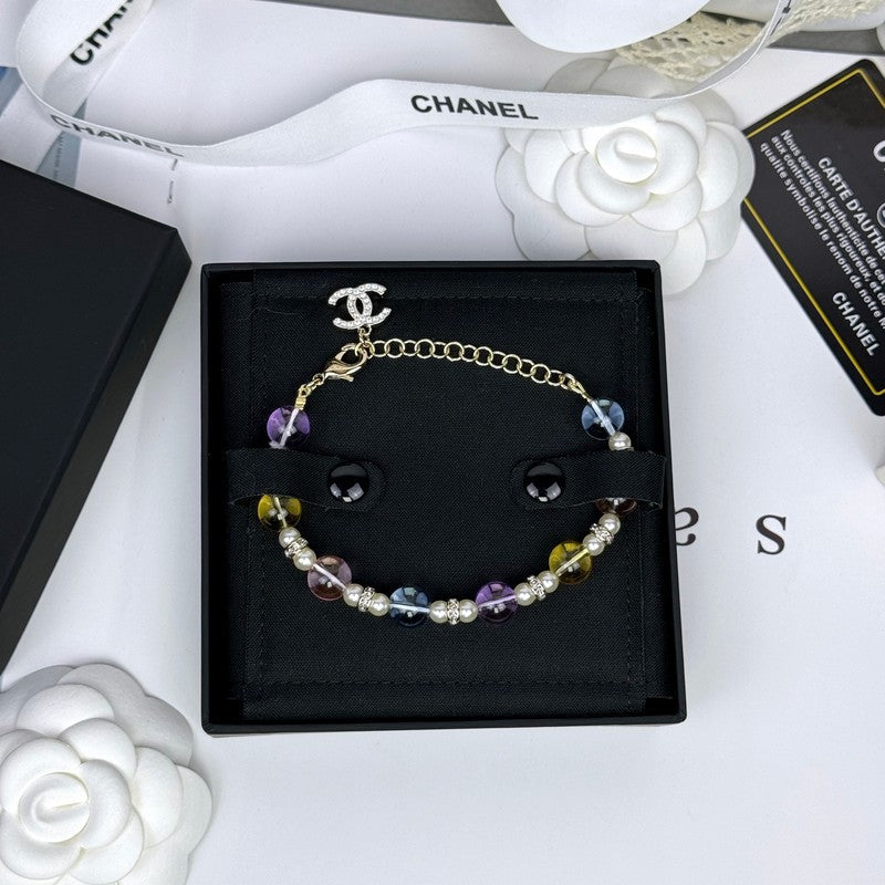 18K Chanel 26C Color Crystal Bracelet