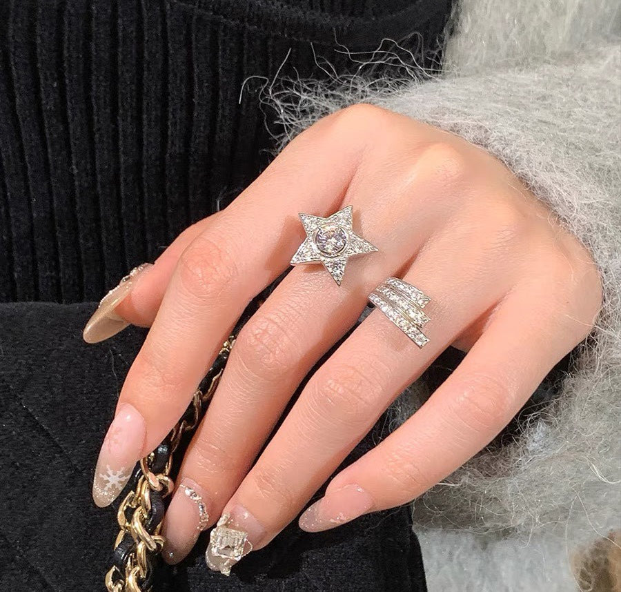 18K Chanel Comete Diamonds Ring