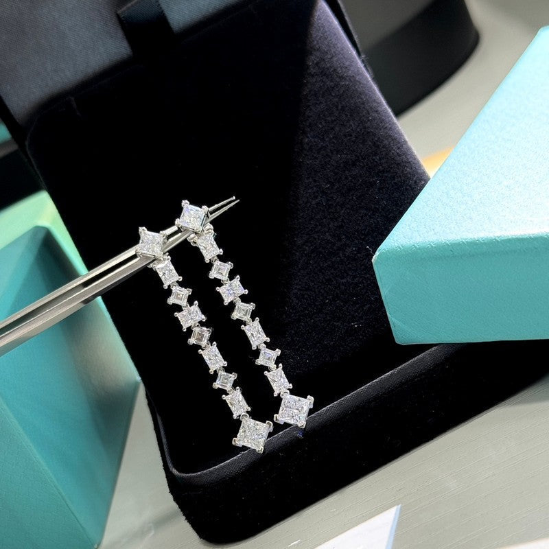 18K Tiffany & Co. Diamond Earrings