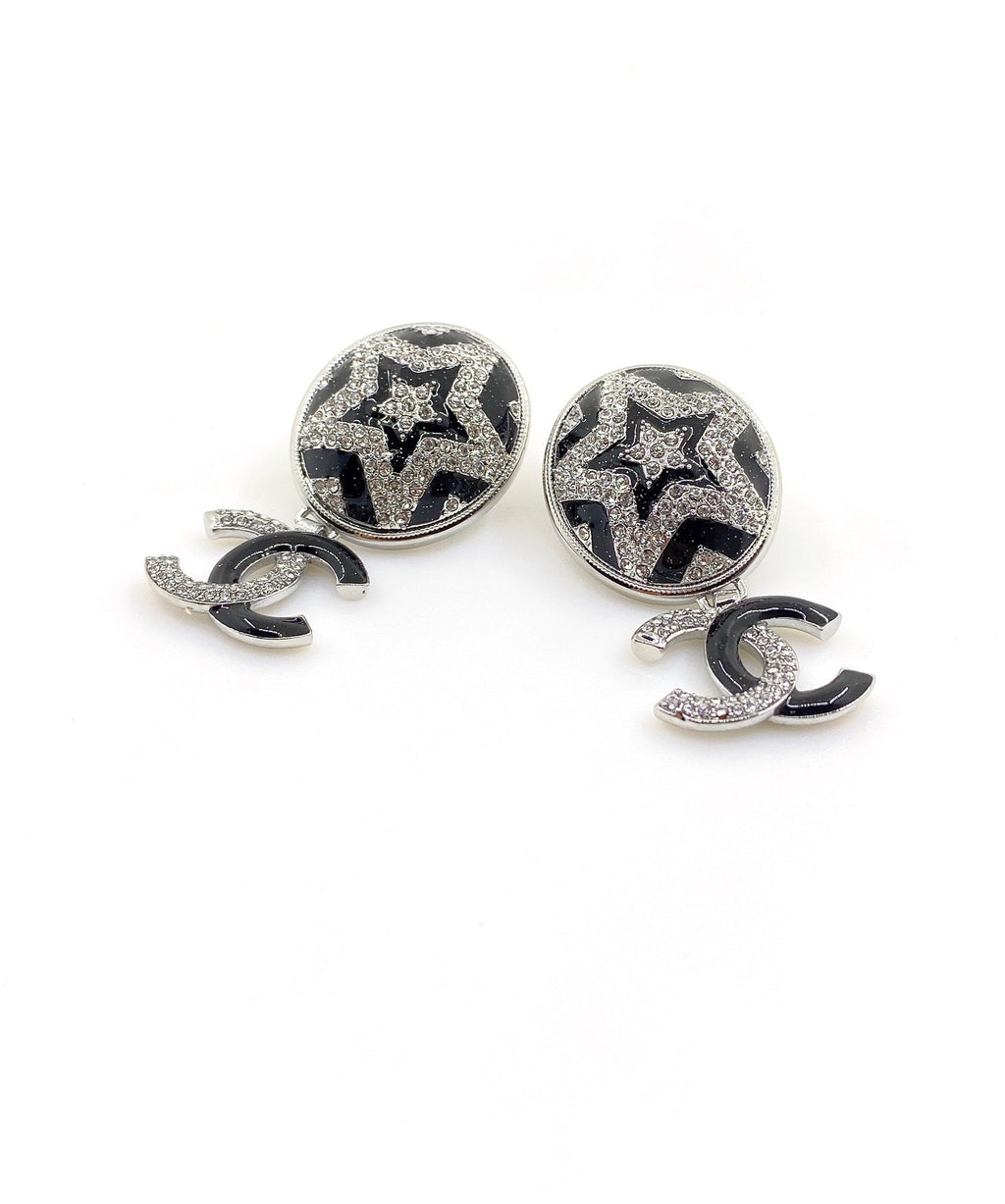 18K Chanel Diamond Earrings