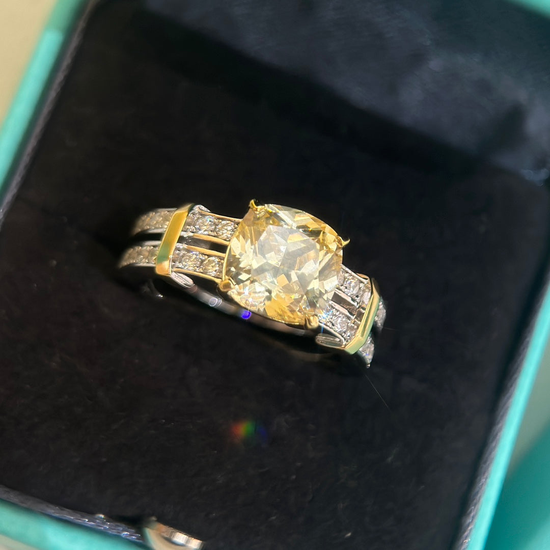 18K Tiffany & Co. Schlumberger Stone Ring