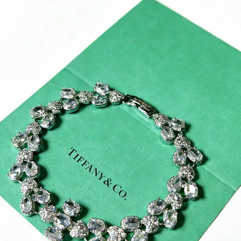 18K Return to Tiffany & Co. Crystal Bracelet