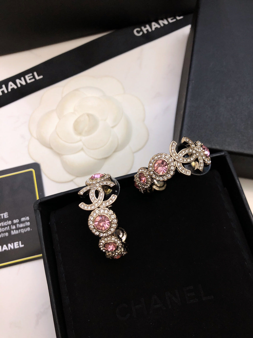 18K Chanel Flowers Earrings