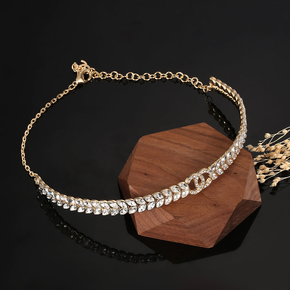 18K Chanel Diamonds Choker Necklace