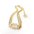 18K Chanel Chain Choker Necklace