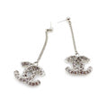 18K Chanel Long Crystals Earrings
