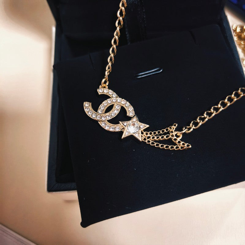 18K Chanel Star Diamond Necklace