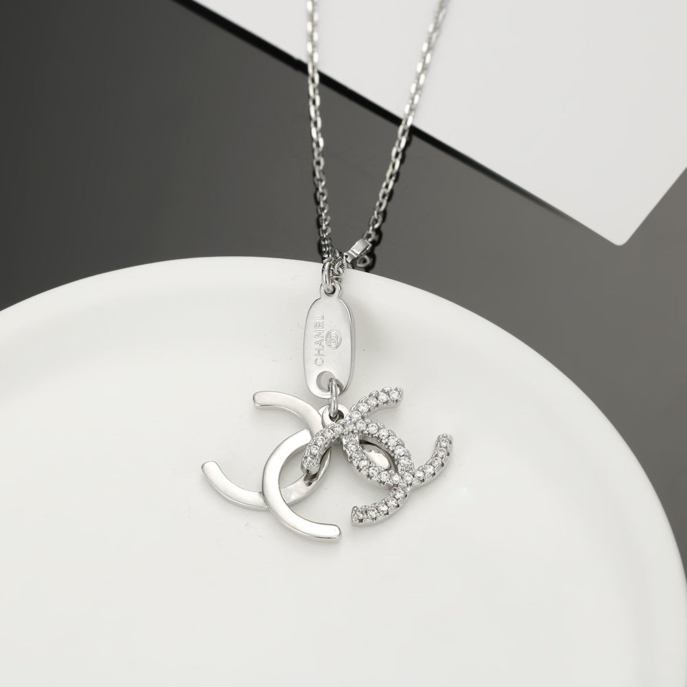 18K Chanel Diamond Long Necklace